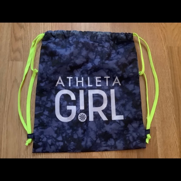 athleta girl drawstring bolsa